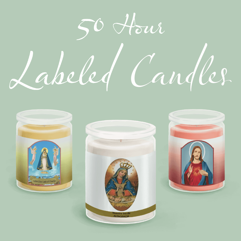 50 Hour Labeled Candles